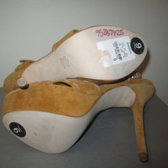 ERIC RUTBERG Intermix tan suede Aztec sandals 9 - Picture 6 of 7